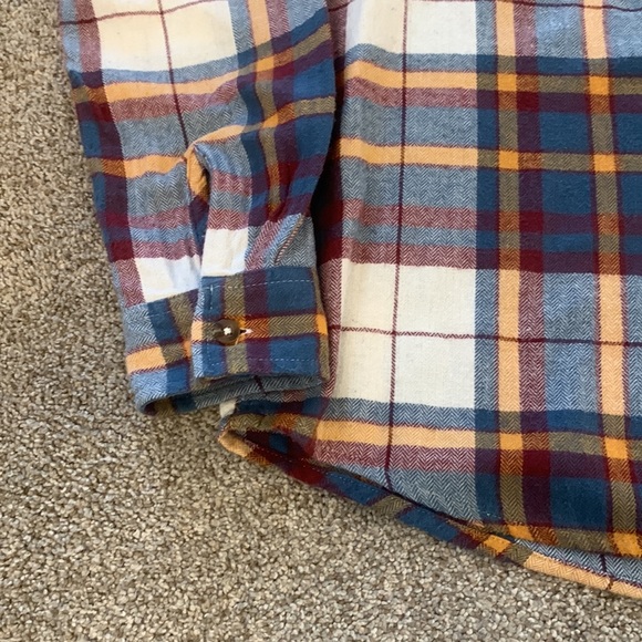 Natural Reflections Flannel Button-Up - Picture 2 of 5
